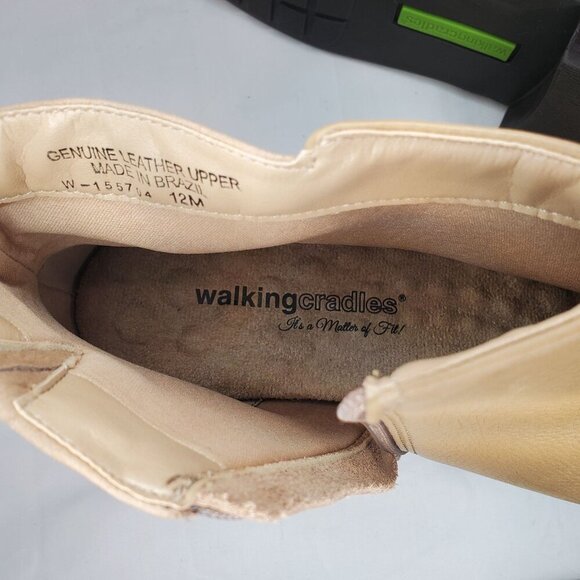 WALKING CRADLES LEWIS LIGHT TAUPE MATTE NUBUCK Women's Size 12M - Picture 5 of 13